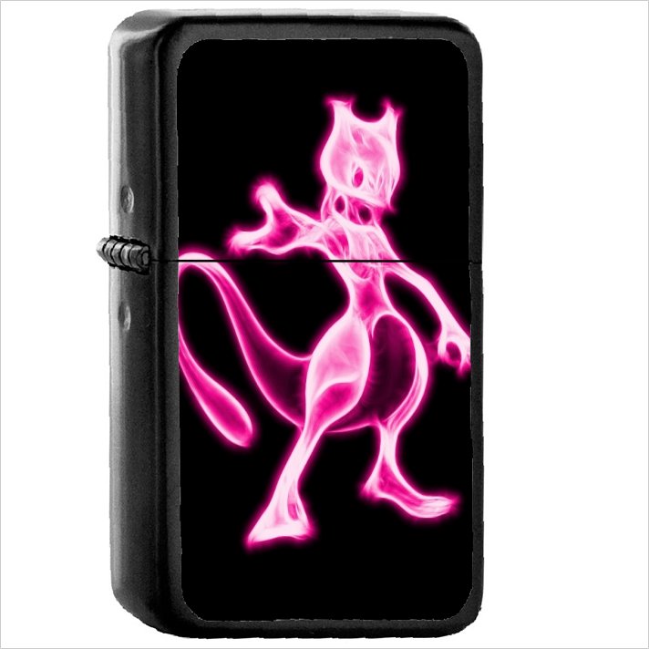 Anime Pok&Atilde;&copy;mon Oil Windproof Black Lighter Briquet Encendedor L2001