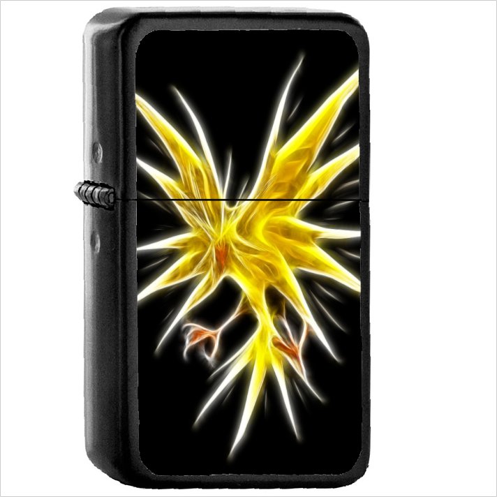 Anime Pok&Atilde;&copy;mon Oil Windproof Black Lighter Briquet Encendedor L2016