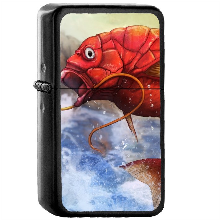 Anime Pok&Atilde;&copy;mon Oil Windproof Black Lighter Briquet Encendedor L2031