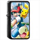 Anime Pokémon Oil Windproof Black Lighter Briquet Encendedor L2033