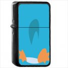Anime Pokémon Oil Windproof Black Lighter Briquet Encendedor L2054