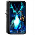 Anime Pokémon Oil Windproof Black Lighter Briquet Encendedor L2561