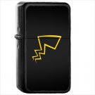 Anime Pokémon Oil Windproof Black Lighter Briquet Encendedor L2736