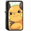 Anime Pokémon Oil Windproof Black Lighter Briquet Encendedor L2829
