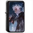 Anime Tokyo Ghoul Oil Windproof Black Lighter Briquet Encendedor L2465