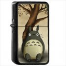 Anime My Neighbor Totoro Oil Windproof Black Lighter Briquet Encendedor L1782