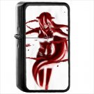 Anime Elfen Lied Oil Windproof Black Lighter Briquet Encendedor L1103