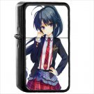 Anime Girl Oil Windproof Black Lighter Briquet Encendedor L1262