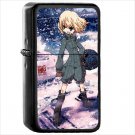 Anime Girls und Panzer Oil Windproof Black Lighter Briquet Encendedor L880