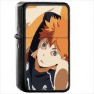 Anime Haikyu!! Oil Windproof Black Lighter Briquet Encendedor L3700