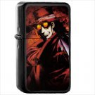 Anime Hellsing Oil Windproof Black Lighter Briquet Encendedor L2624