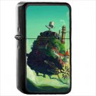 Anime Howl's Moving Castle Oil Windproof Black Lighter Briquet Encendedor L2888