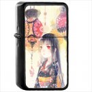 Anime Jigoku Shōjo Oil Windproof Black Lighter Briquet Encendedor L2091
