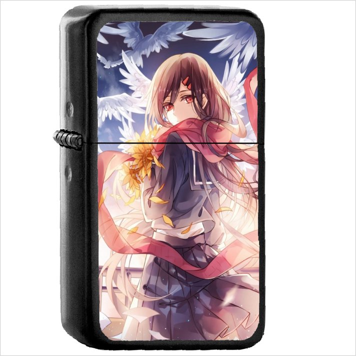 Anime Kagerou Project Oil Windproof Black Lighter Briquet Encendedor L2669