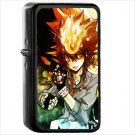 Anime Katekyō Hitman Reborn! Oil Windproof Black Lighter Briquet Encendedor L3334