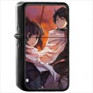Anime Log Horizon Oil Windproof Black Lighter Briquet Encendedor L1291