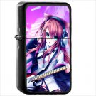Anime Music Oil Windproof Black Lighter Briquet Encendedor L2288
