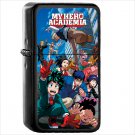 Anime My Hero Academia Oil Windproof Black Lighter Briquet Encendedor L2600