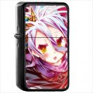 Anime No Game No Life Oil Windproof Black Lighter Briquet Encendedor L784