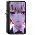Anime Original Oil Windproof Black Lighter Briquet Encendedor L1964