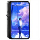 Anime Original Oil Windproof Black Lighter Briquet Encendedor L3135