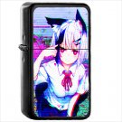 Anime Original Oil Windproof Black Lighter Briquet Encendedor L3587
