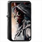 Anime Princess Mononoke Oil Windproof Black Lighter Briquet Encendedor L3417