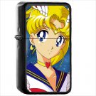 Anime Sailor Moon Oil Windproof Black Lighter Briquet Encendedor L2298
