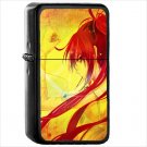 Anime Shakugan No Shana Oil Windproof Black Lighter Briquet Encendedor L898