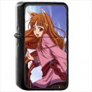 Anime Spice and Wolf Oil Windproof Black Lighter Briquet Encendedor L2471
