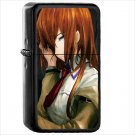 Anime Steins;Gate Oil Windproof Black Lighter Briquet Encendedor L951