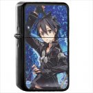 Anime Sword Art Online Oil Windproof Black Lighter Briquet Encendedor L900