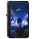 Anime Sword Art Online Oil Windproof Black Lighter Briquet Encendedor L1981