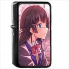 Anime Virtual Youtuber Oil Windproof Black Lighter Briquet Encendedor L3486