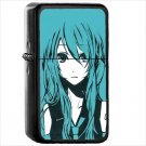 Anime Vocaloid Oil Windproof Black Lighter Briquet Encendedor L2087