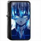 Anime Vocaloid Oil Windproof Black Lighter Briquet Encendedor L2089