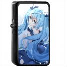 Anime Vocaloid Oil Windproof Black Lighter Briquet Encendedor L2261