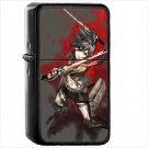 Attack On Titan Oil Windproof Black Lighter Briquet Encendedor L218