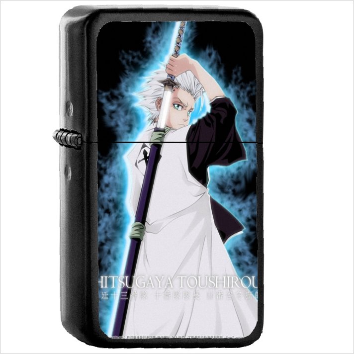 Bleach Oil Windproof Black Lighter Briquet Encendedor L244