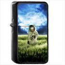 Astronaut Oil Windproof Black Lighter Briquet Encendedor L689