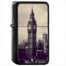 Big Ben Monuments Oil Windproof Black Lighter Briquet Encendedor L403
