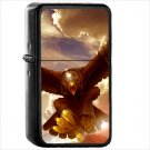 Bird Fantasy Animals Oil Windproof Black Lighter Briquet Encendedor L213
