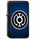 Blue Lantern Oil Windproof Black Lighter Briquet Encendedor L334