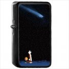 Calvin & Hobbes Oil Windproof Black Lighter Briquet Encendedor L120