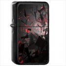 Dark Oil Windproof Black Lighter Briquet Encendedor L611