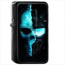 Dark Skull Oil Windproof Black Lighter Briquet Encendedor L886