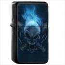 Dark Skull Oil Windproof Black Lighter Briquet Encendedor L997