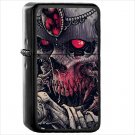 Dark Skull Oil Windproof Black Lighter Briquet Encendedor L1138