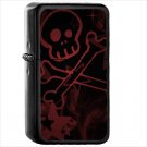Dark Skull Oil Windproof Black Lighter Briquet Encendedor L1316
