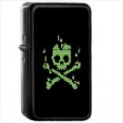 Dark Skull Oil Windproof Black Lighter Briquet Encendedor L2427